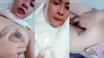 Ukhti Pakai Mukenah Bugil Binal Digarap Pacar Liar